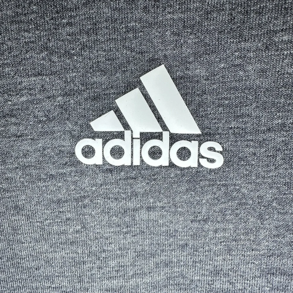 Adidas Men's Basic Tee - Primegreen Aeroready Charcoal Dark Gray XL - Picture 2 of 8